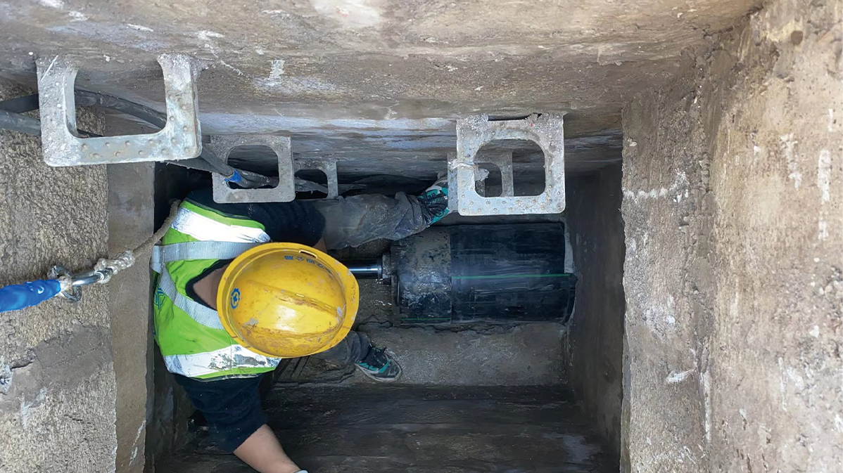 琼山HDPE短管内衬法